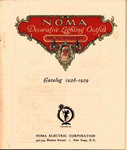 Catálogo de productos de NOMA, 1928
